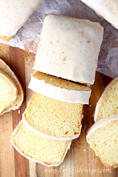 Easy Eggnog Pound Cake