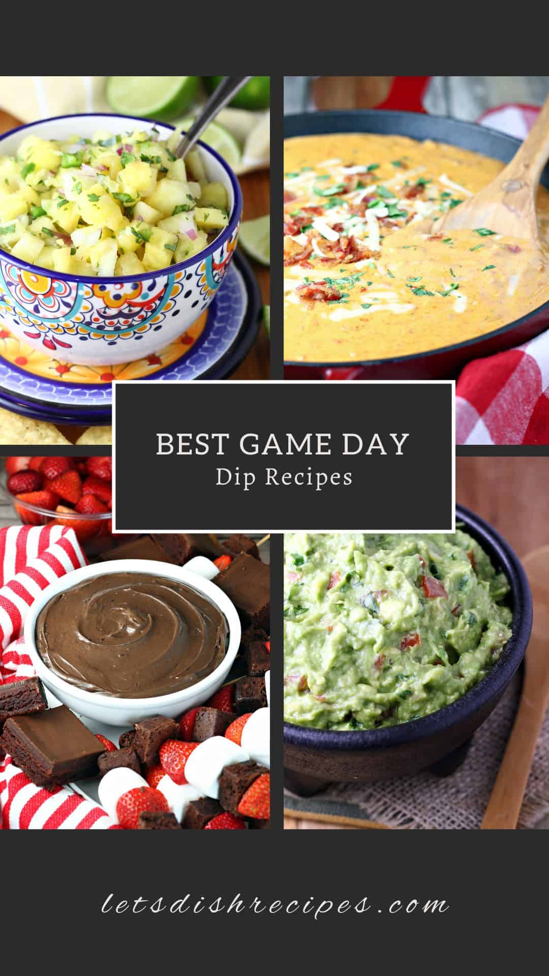 Best Game Day Dip Recipes collage