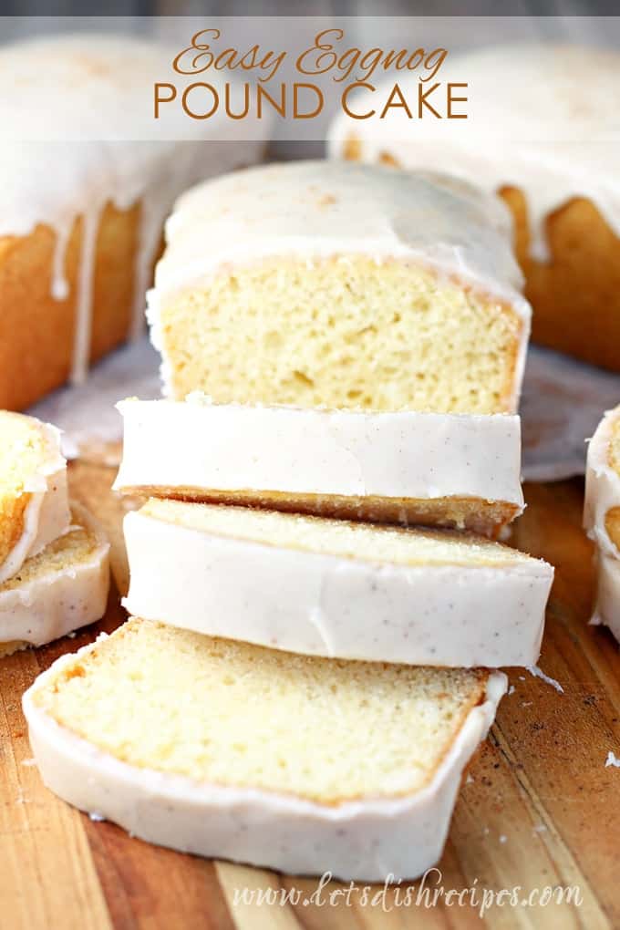 Easy Eggnog Pound Cake