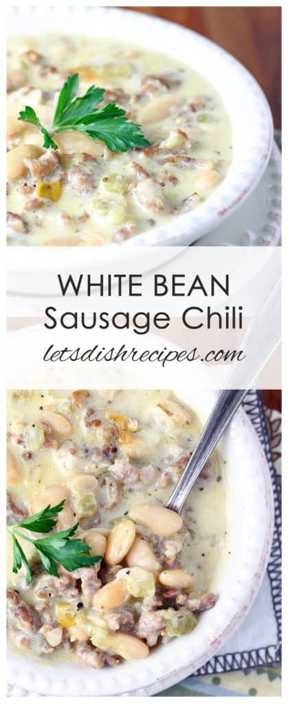 White Bean Sausage Chili