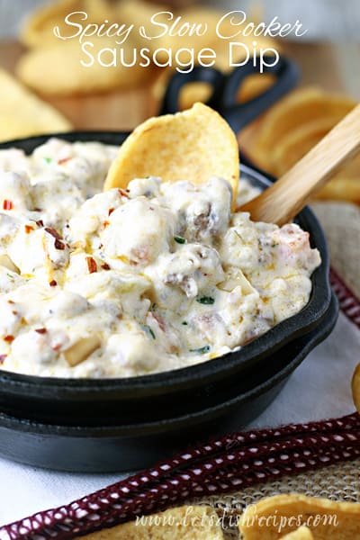 Spicy Slow Cooker Sausage Dip