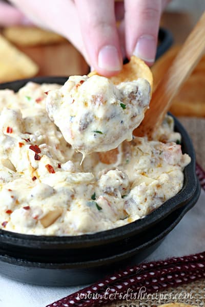 Spicy Slow Cooker Sausage Dip