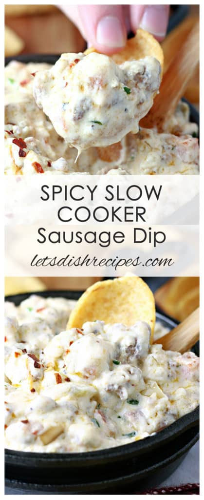 Spicy Slow Cooker Sausage Dip