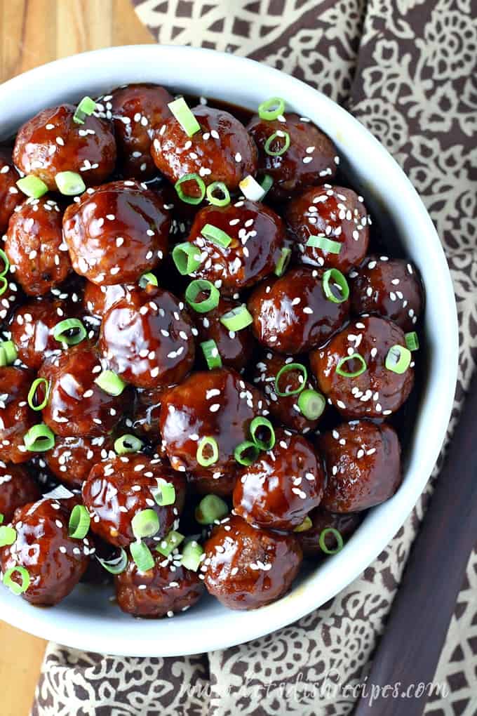 Slow Cooker Teriyaki Meatballs