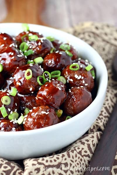 Slow Cooker Teriyaki Meatballs