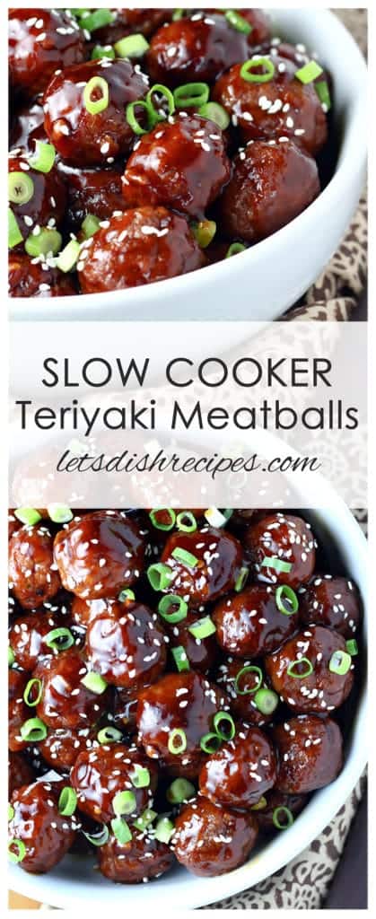 Slow Cooker Teriyaki Meatballs