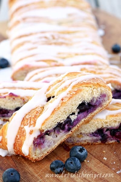 Easy Blueberry Cream Cheese Braid