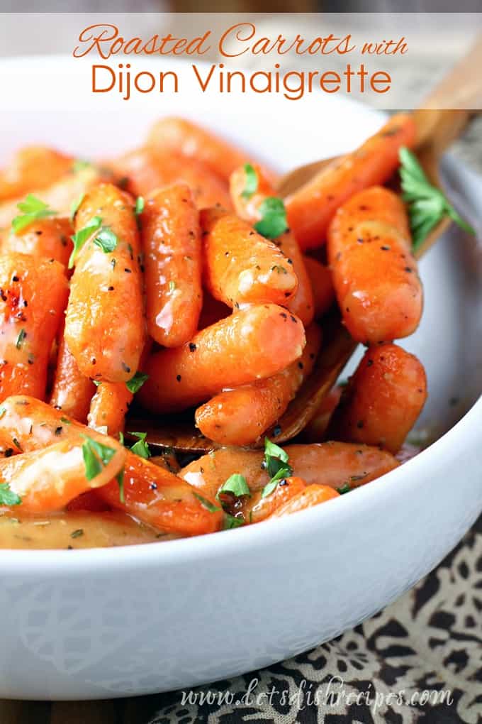 Roasted Carrots with Dijon Vinaigrette