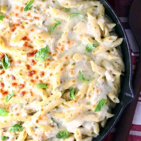 Creamy Chicken Pasta Featur