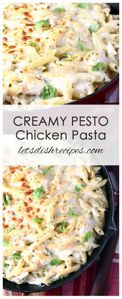 Creamy Chicken Pesto Pasta