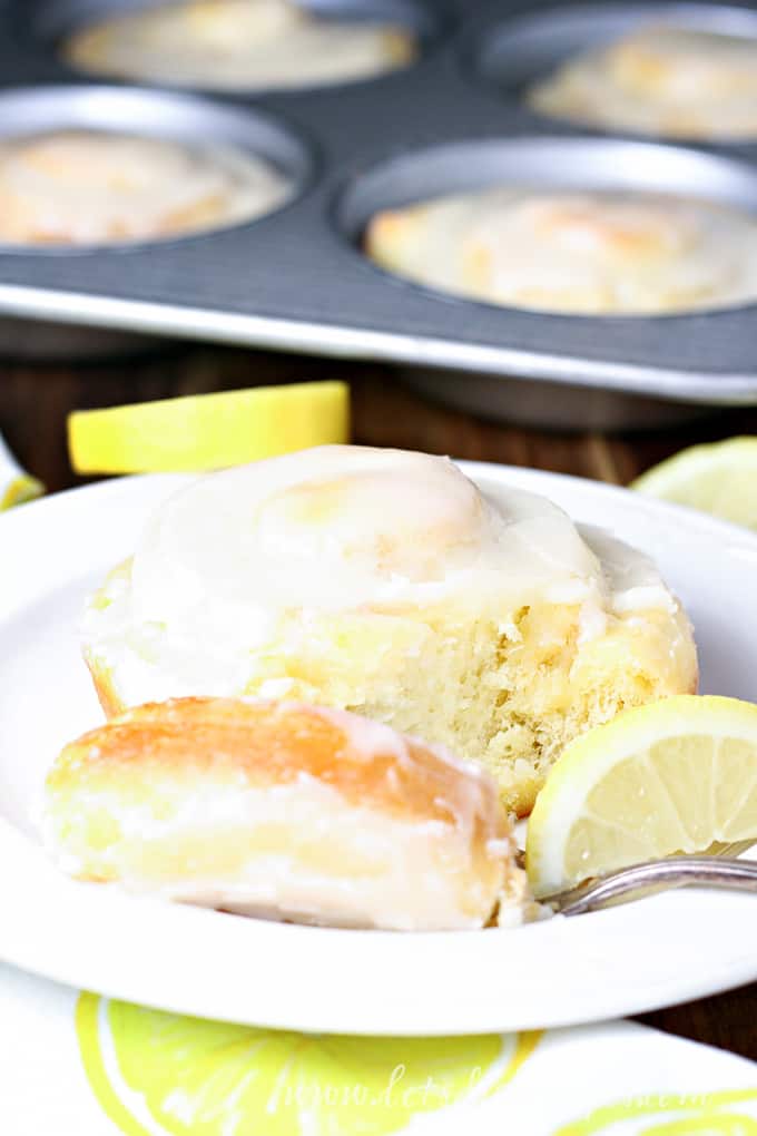 Cake Mix Lemon Sweet Rolls