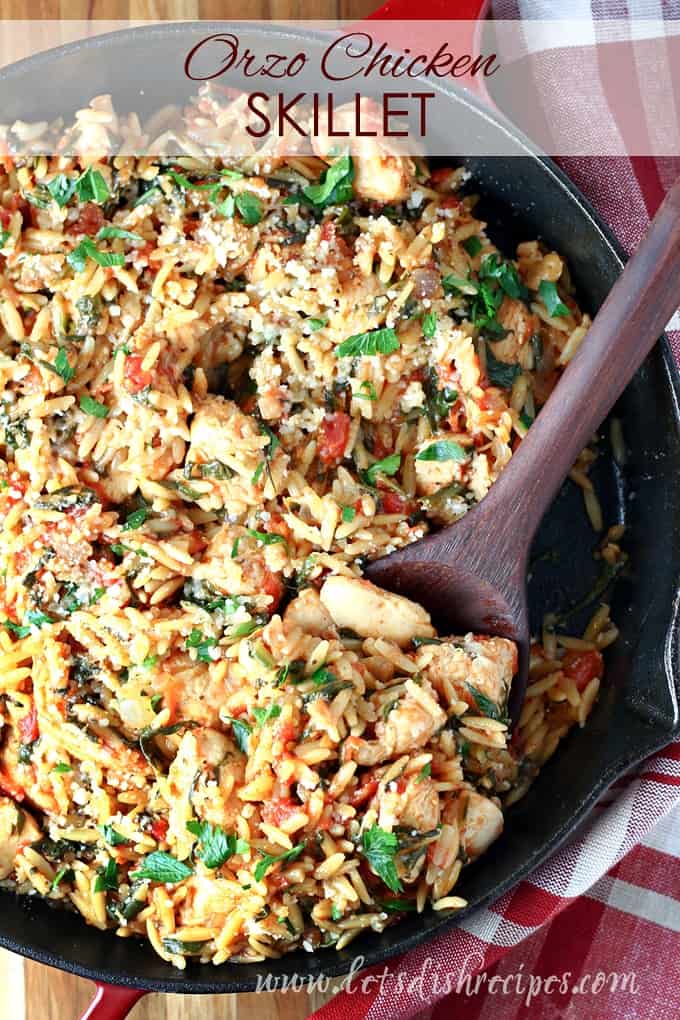 Orzo Chicken Skillet