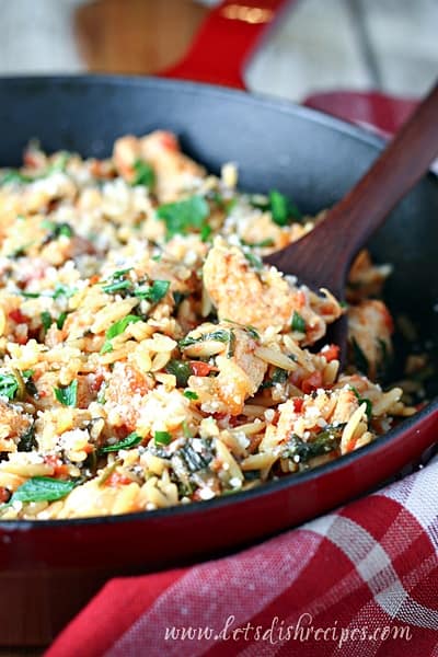 Orzo Chicken Skillet