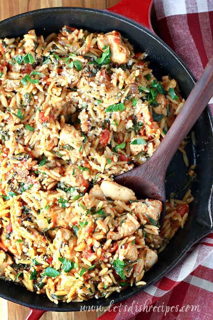 Orzo Chicken Skillet