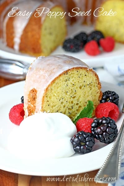 Easy Poppy Seed Cake