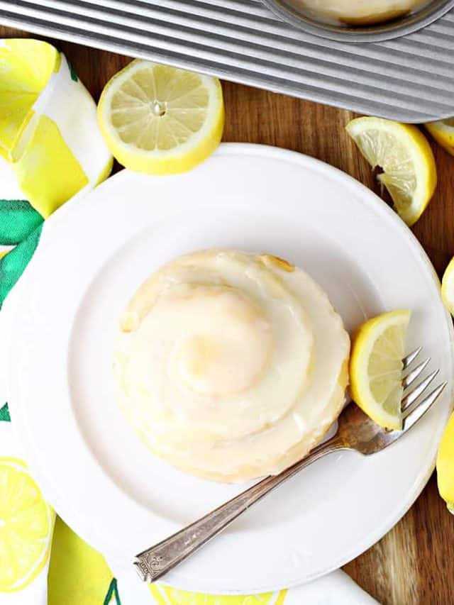 Cake Mix Lemon Sweet Rolls