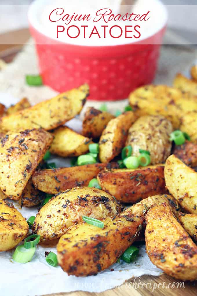 Cajun Roasted Potatoes with Creole Dipping Sauce