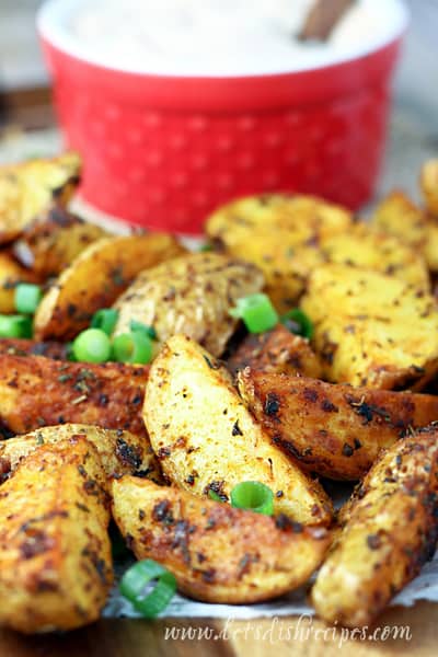 Cajun Roasted Potatoes with Creole Dipping Sauce