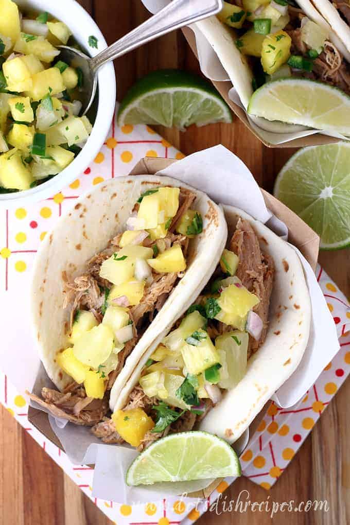 Caribbean Jerk Pulled Pork Tacos