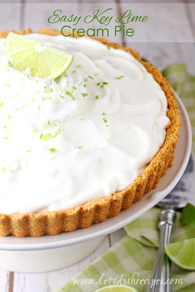 Easy Key Lime Cream Pie