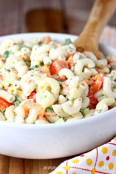 Garden Veggie Pasta Salad