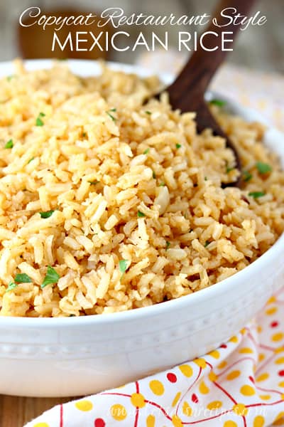 Copycat Restaurant Style Mexican Rice