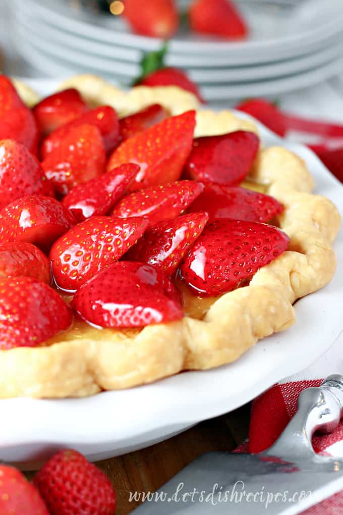 Strawberry Buttermilk Pie