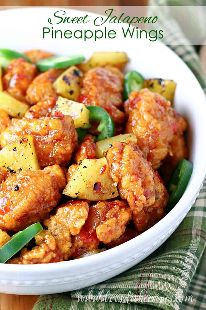 Sweet Jalapeno Pineapple Boneless Wings