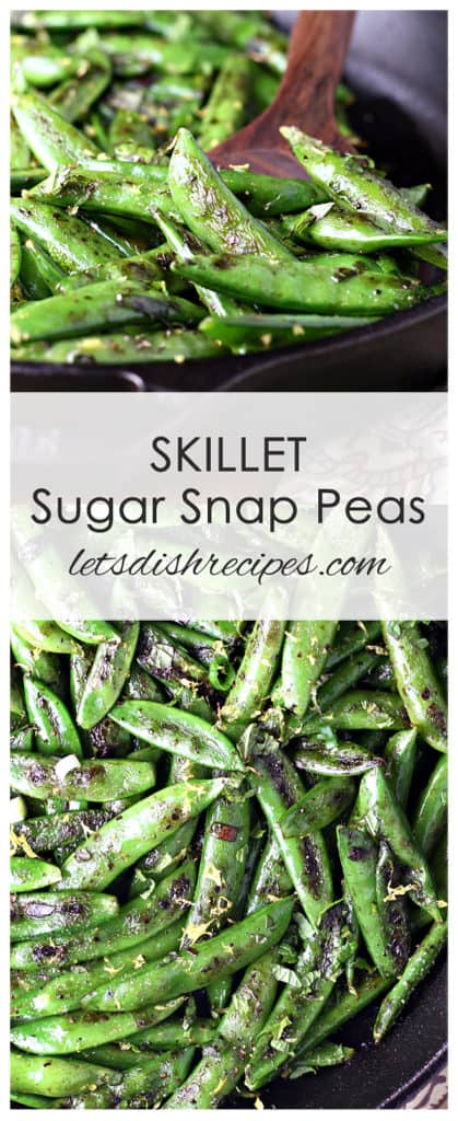 Skillet Sugar Snap Peas