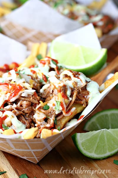 Slow Cooker Sriracha Beef Street Fries