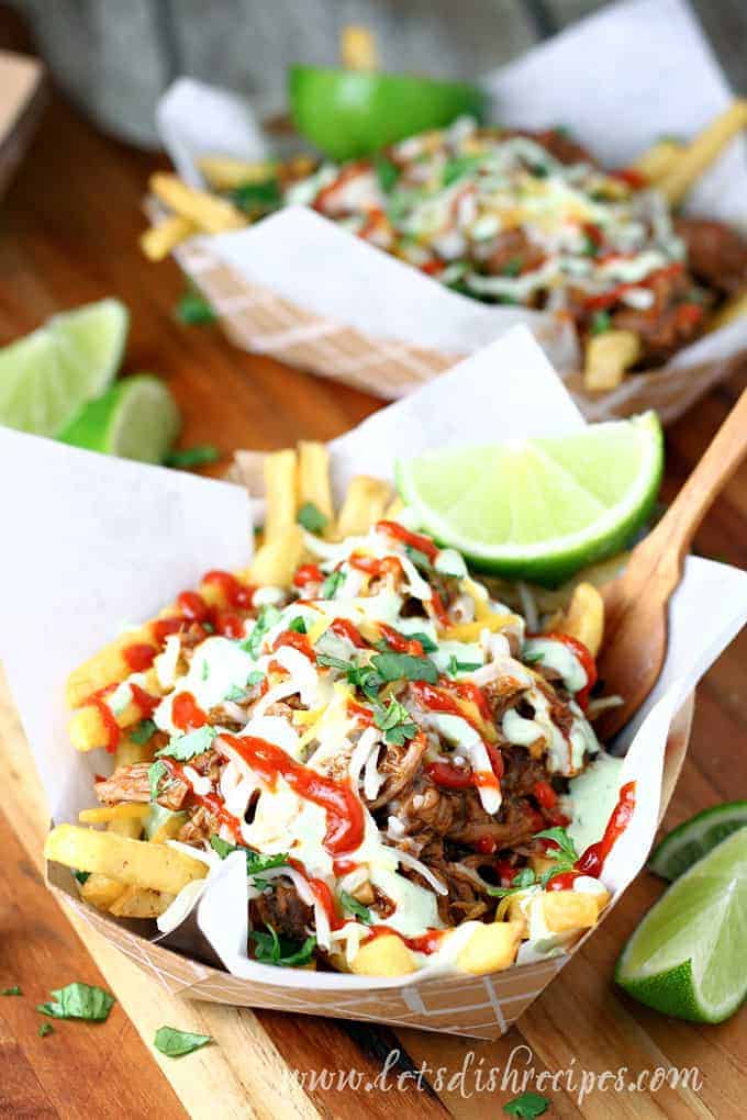 Slow Cooker Sriracha Beef Street Fries