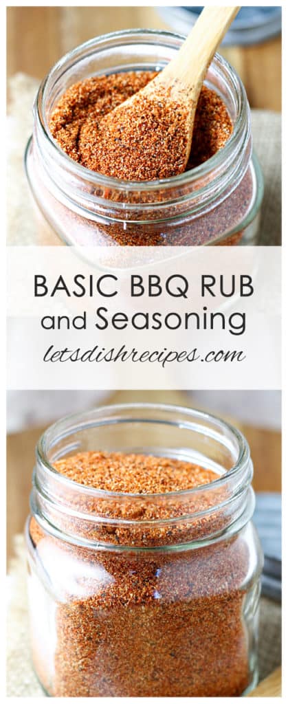 Basic Barbecue Rub and Seasoning