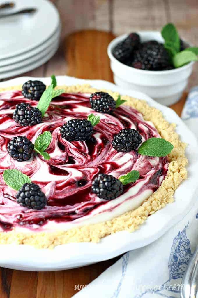 Blackberry Lemonade Pie