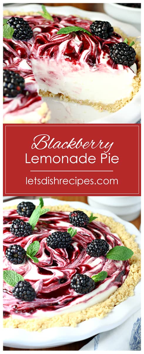 Blackberry Lemonade Pie Long Red