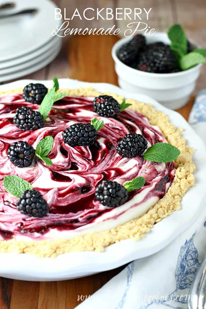 Blackberry Lemonade Pie