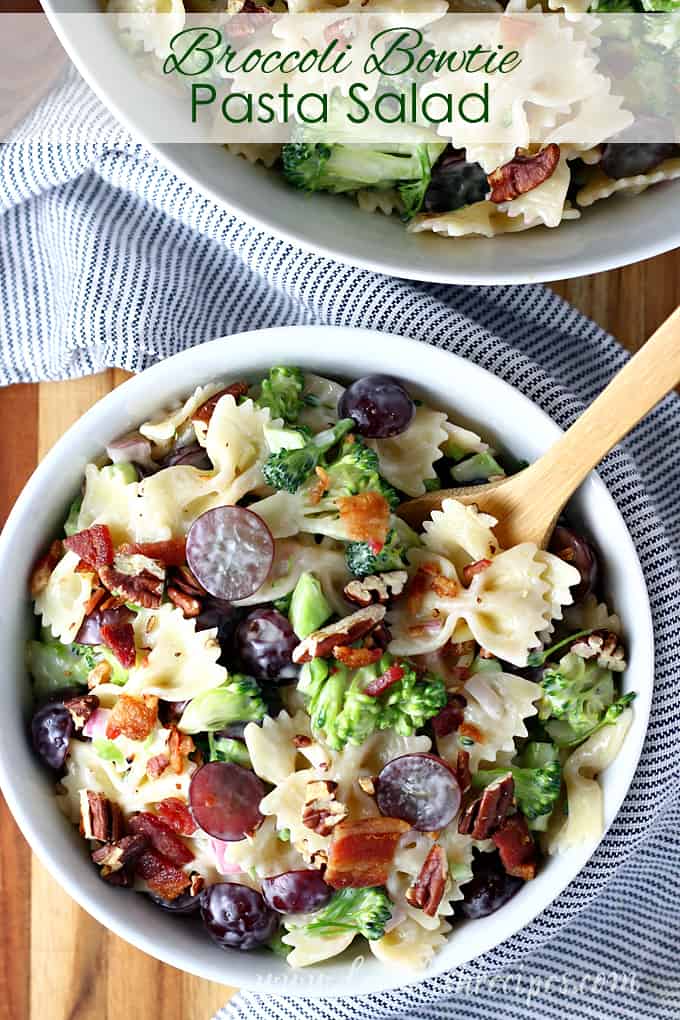 Broccoli Bowtie Pasta Salad