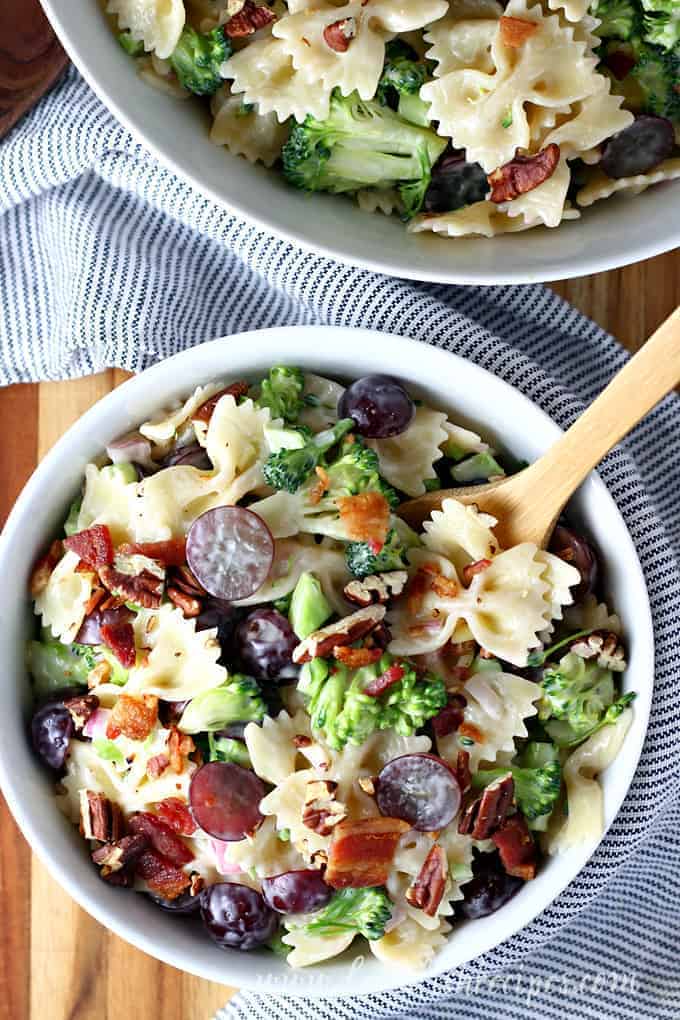 Broccoli Bowtie Pasta Salad