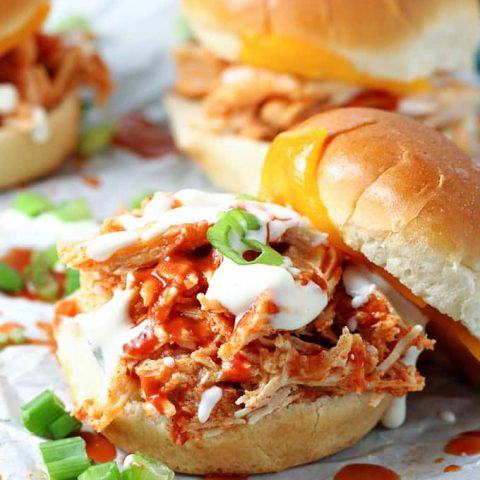 Buffalo Chicken Sandwiches feature