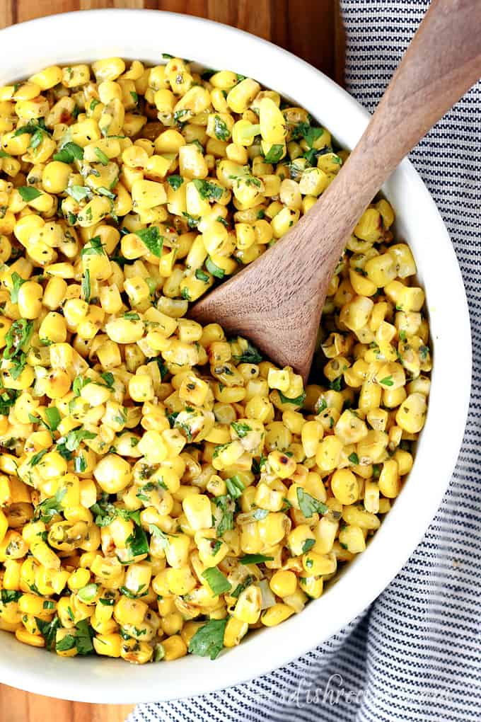 Grilled Pesto Corn