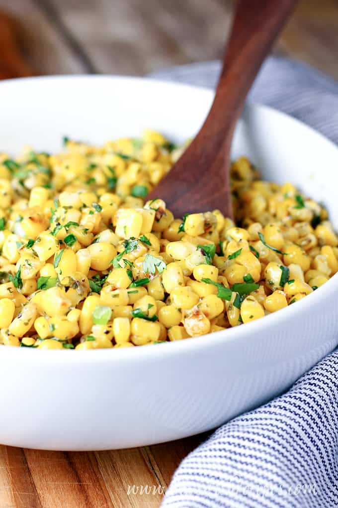 Grilled Pesto Corn