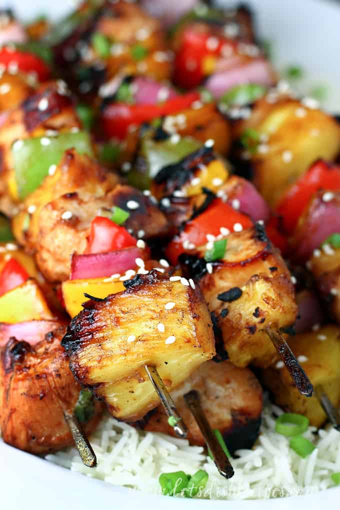 Grilled Sesame Chicken Kabobs