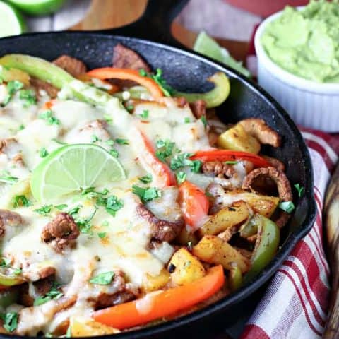 Beef Pineapple Fajitas feature