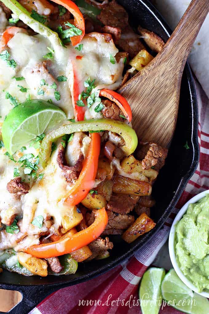 Beef Pineapple Fajitas