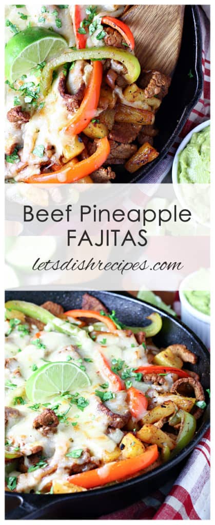 Beef Pineapple Fajitas