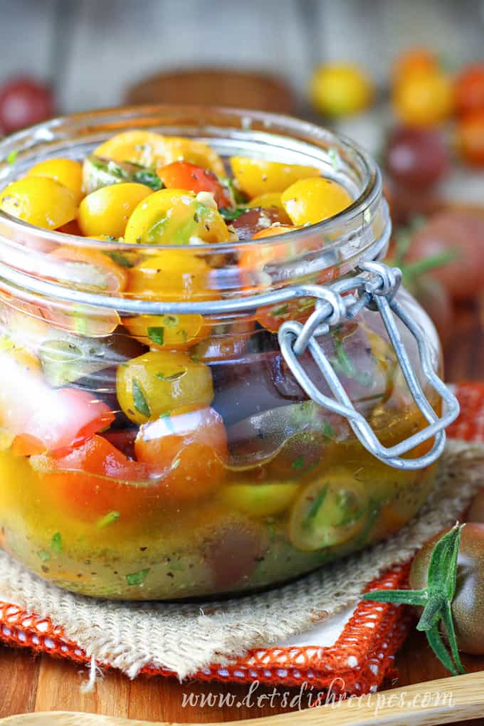 Easy Marinated Cherry Tomatoes