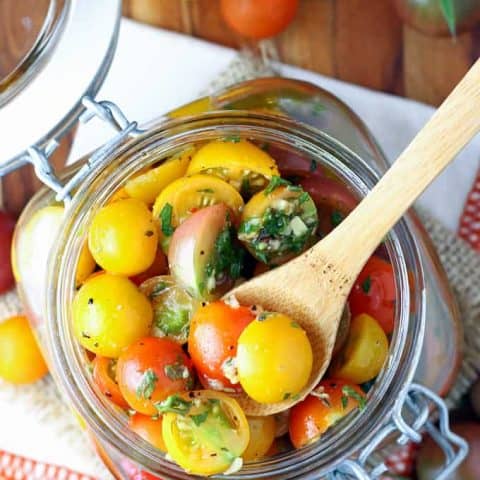 Marinated Tomatoes feature