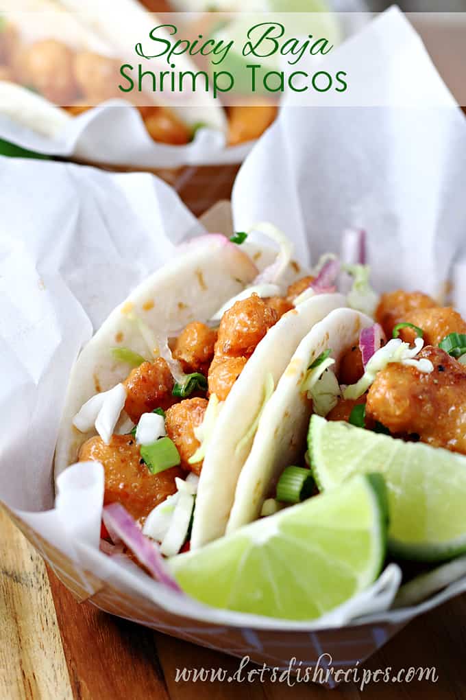 Spicy Baja Shrimp Tacos