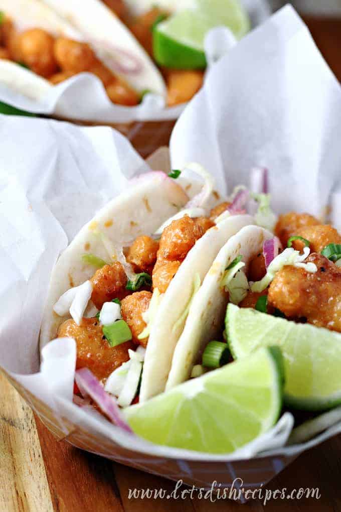 Spicy Baja Shrimp Tacos