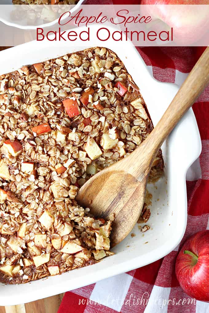 Apple Spice Baked Oatmeal