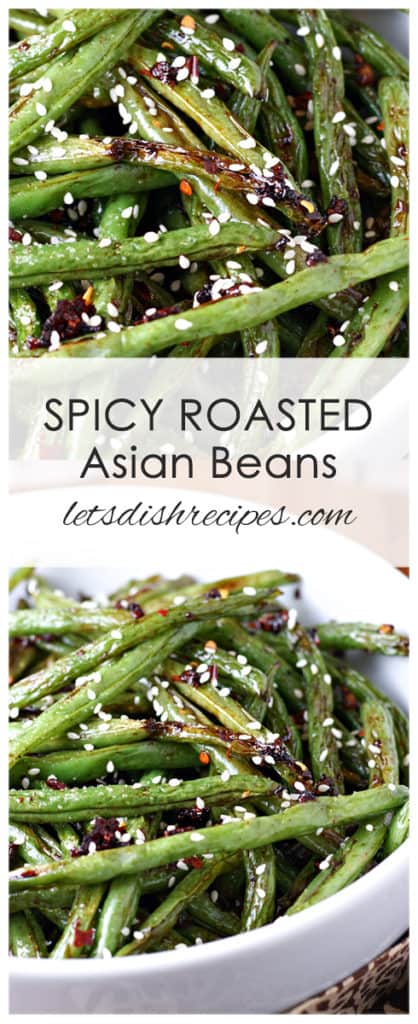 Spicy Roasted Asian Green Beans